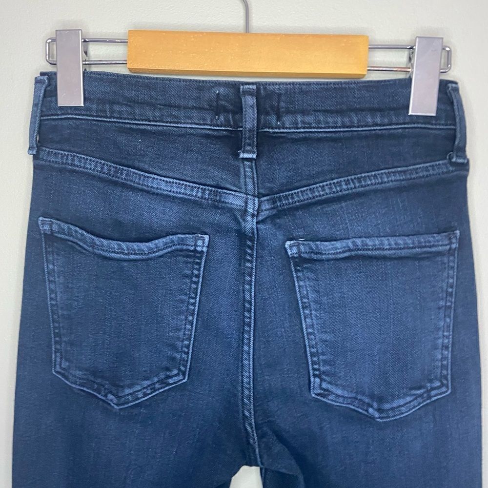 Agolde Blue Dark-Wash High-Rise Skinny Jeans Size 24 - Picture 4 of 5